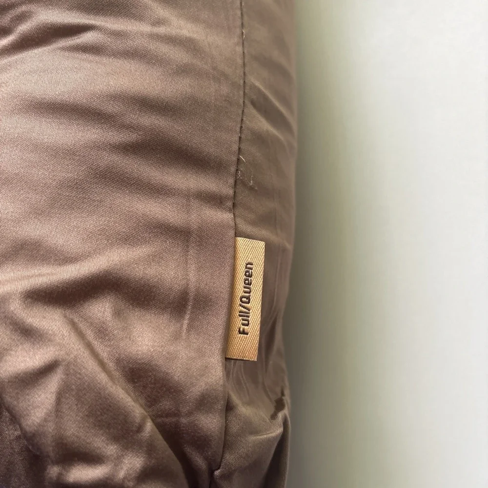 Quince Bamboo Sheet Set queen Walnut Cooling Viscose Top/Fitted Sheet Soft Luxur